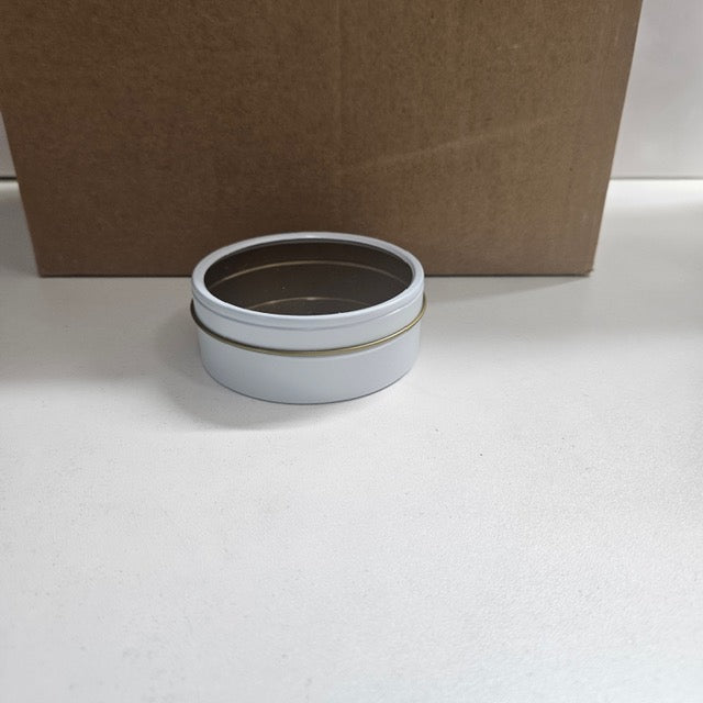 White Window Candle Tins (35) - 4oz