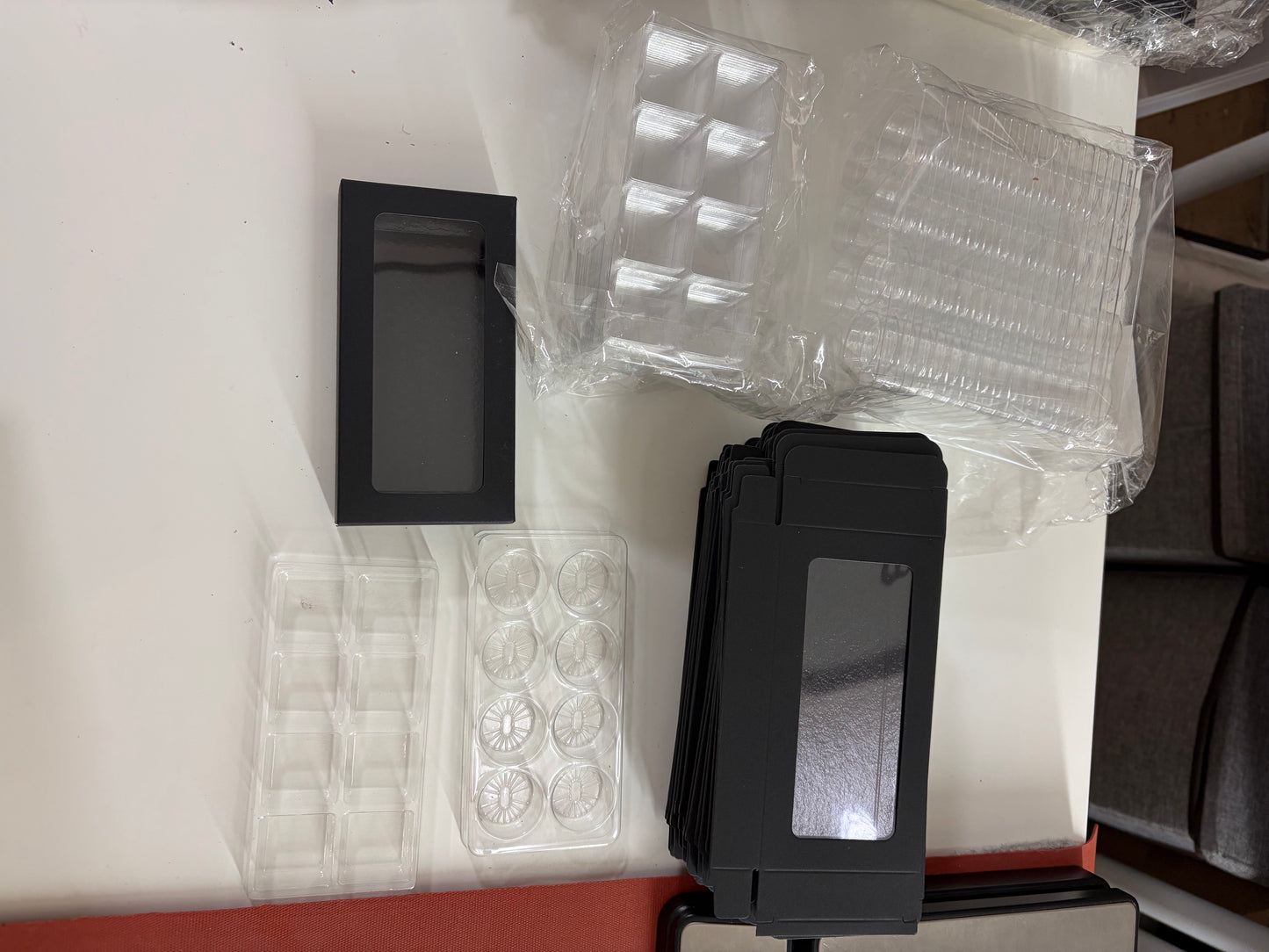 Wax Melt Boxes with Trays - hold 8 wax melts (sku000017)