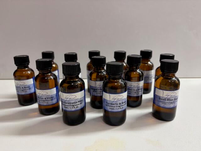 All Natural Voyageur Fragrances- lot of 13 New, never used