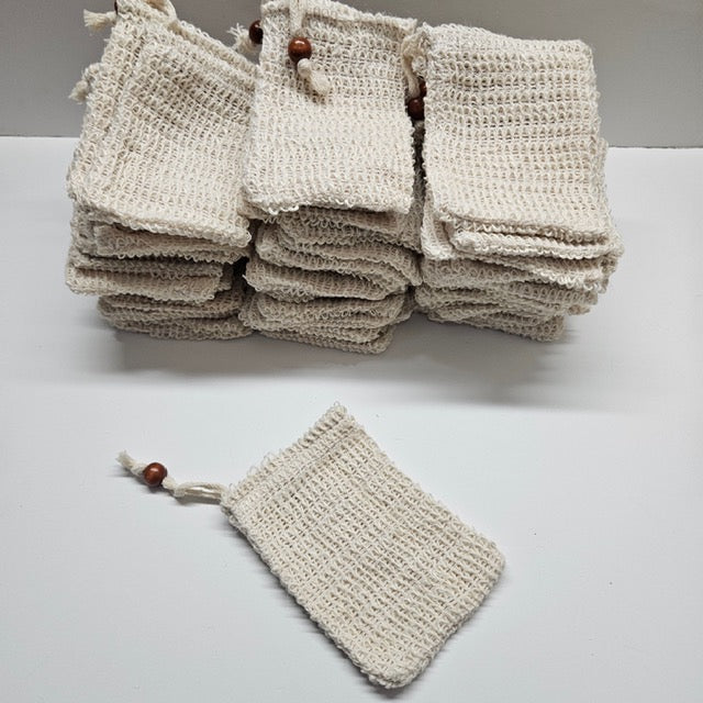 Lot of 60 - Sisal Soap Bags