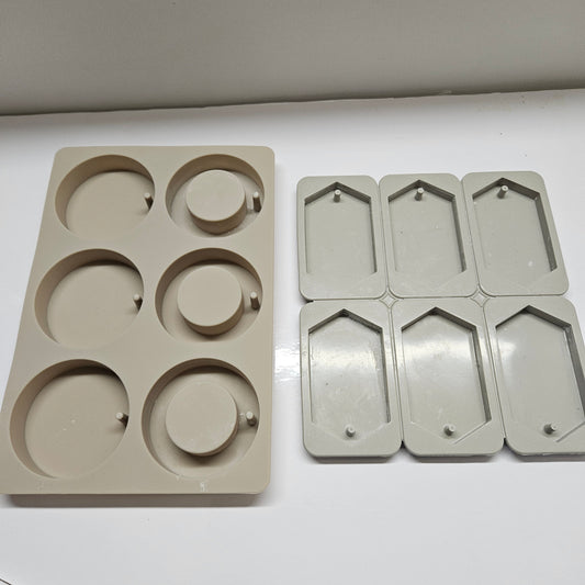 WAX OR SOAP SACHET MOLDS - SET OF 2
