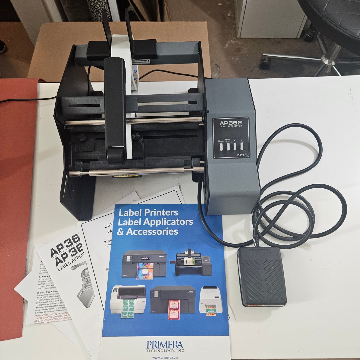 Primera $1700.00 Label Applicator Machine