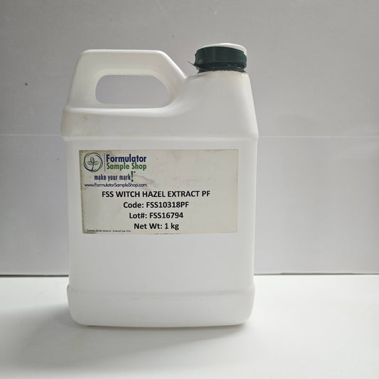 Witch Hazel Extract PF - 1kg- Formulator Sample Shop