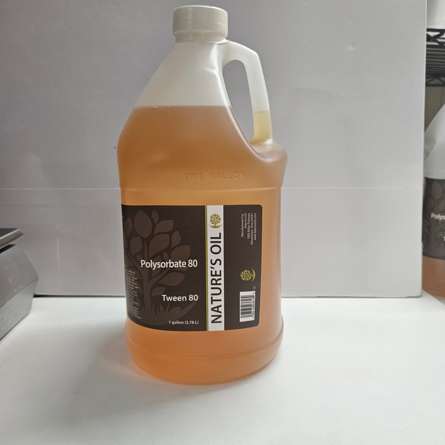 Polysorbate 80 , tween 80- 1 gallon- Nature's Oil