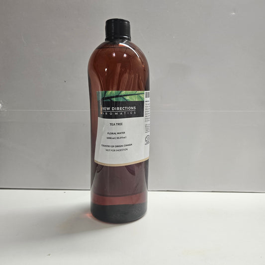 TEA TREE FLORAL WATER - HYDROSOL - 33.3OZ- NEW DIRECTIONS