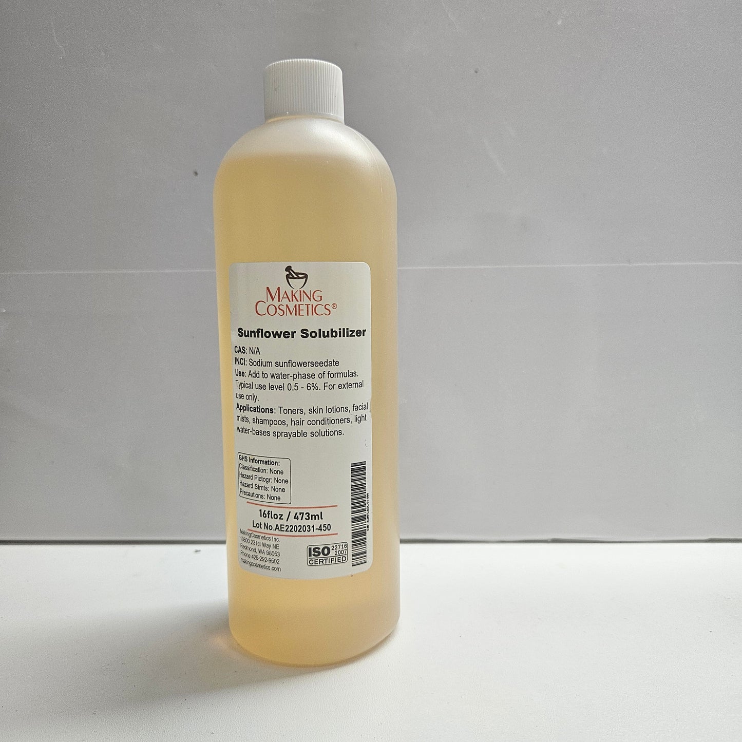 Sunflower Solubilizer - 16OZ - MAKING COSMETICS
