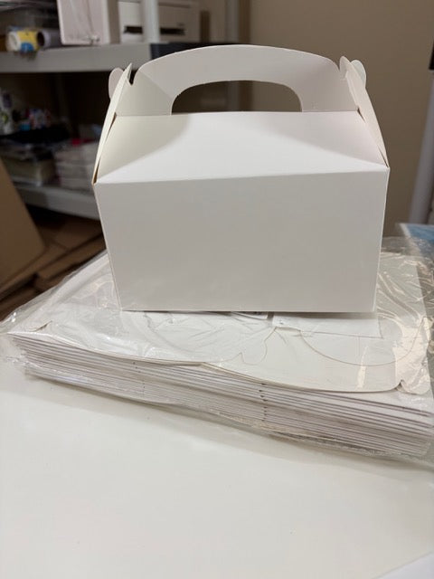26 white gable boxes- (sku00012)