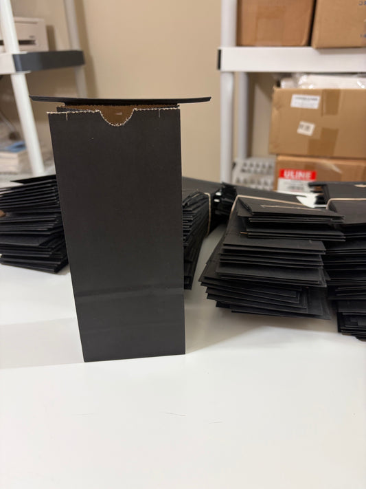 Black sealable craft bags - medium- pack of 50 (sku00014)