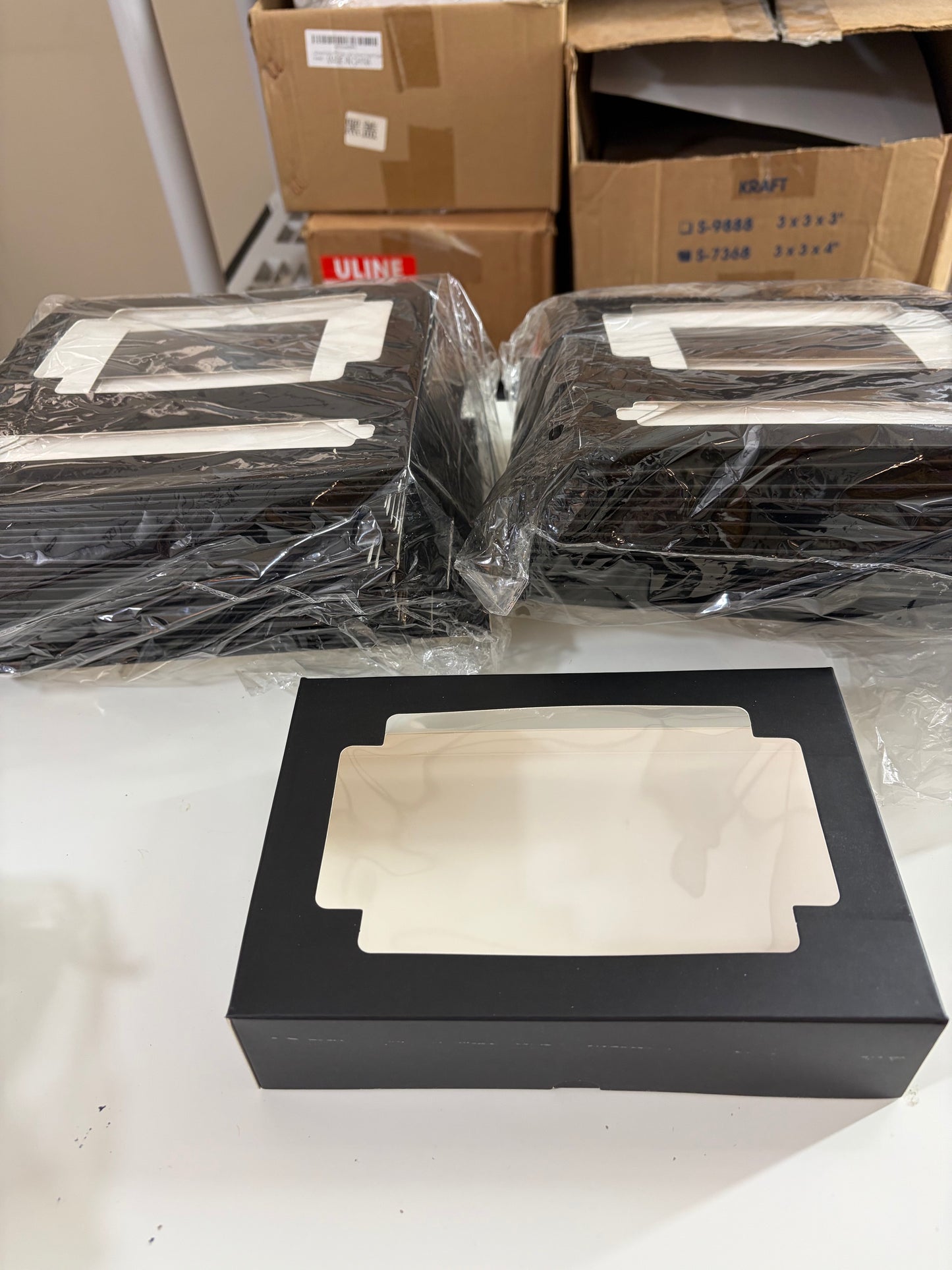 50  black long window gift set boxes(sku000019)