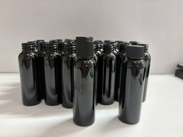 41 Black 2oz Bullet Bottles (b1)
