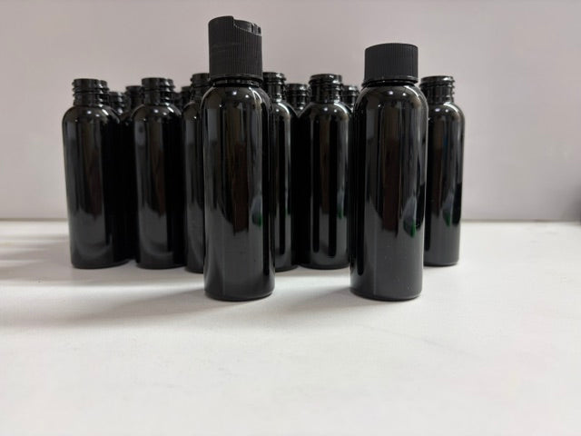 41 Black 2oz Bullet Bottles (b1)