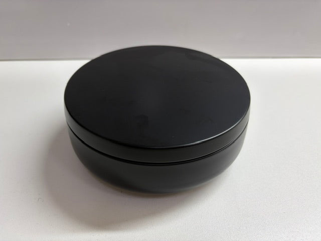 11 Black Matte large candle tins with lids - 10 oz (ct1)