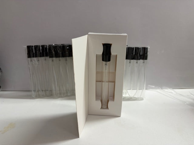 10ml Clear glass perfume atomizer with gift box- pack of 32